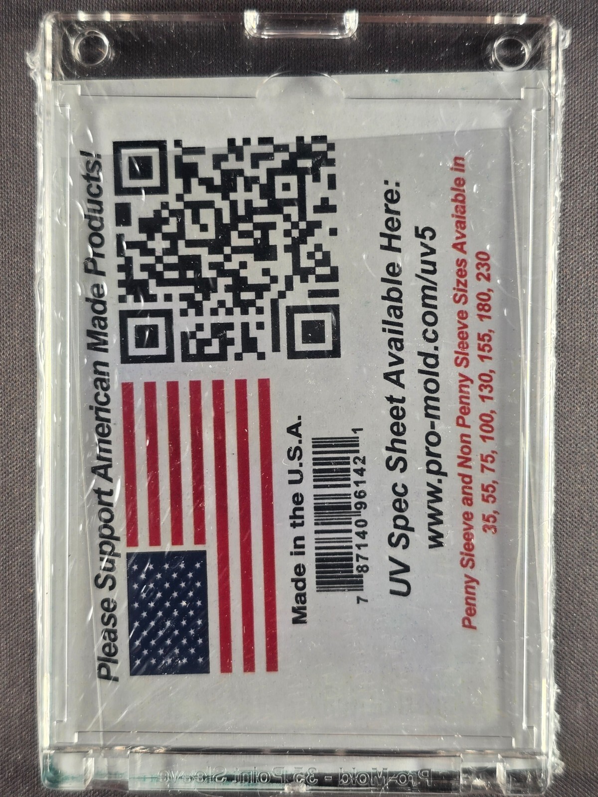 YOU PICK! PRO MOLD 4th Gen E-Z Snap Trading Card Holders MADE IN USA 35pt