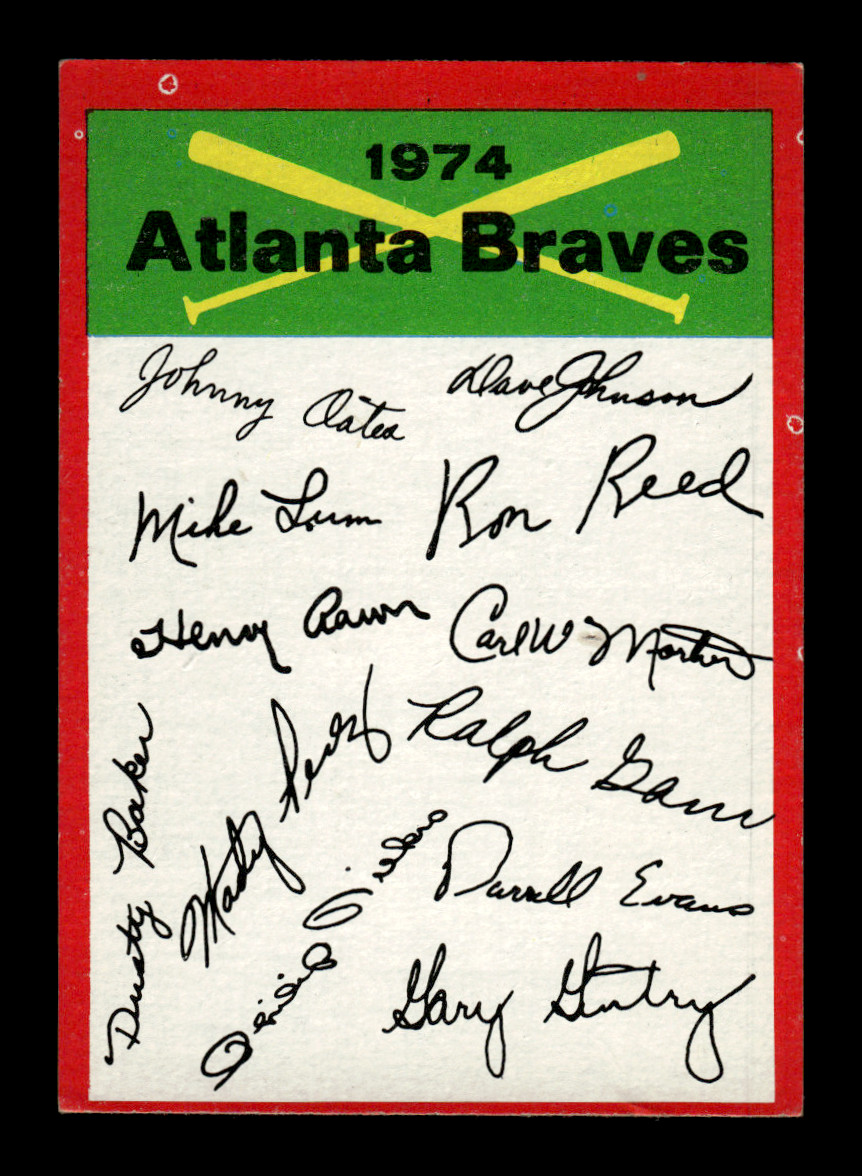 1974 Topps Baseball Team Checklists – Conditions Vary ~ Choose Your Card