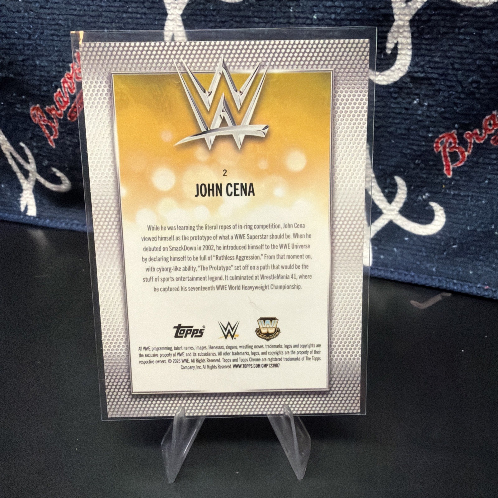 2026 Topps Chrome WWE Legends John Cena #2 Base Card a-24