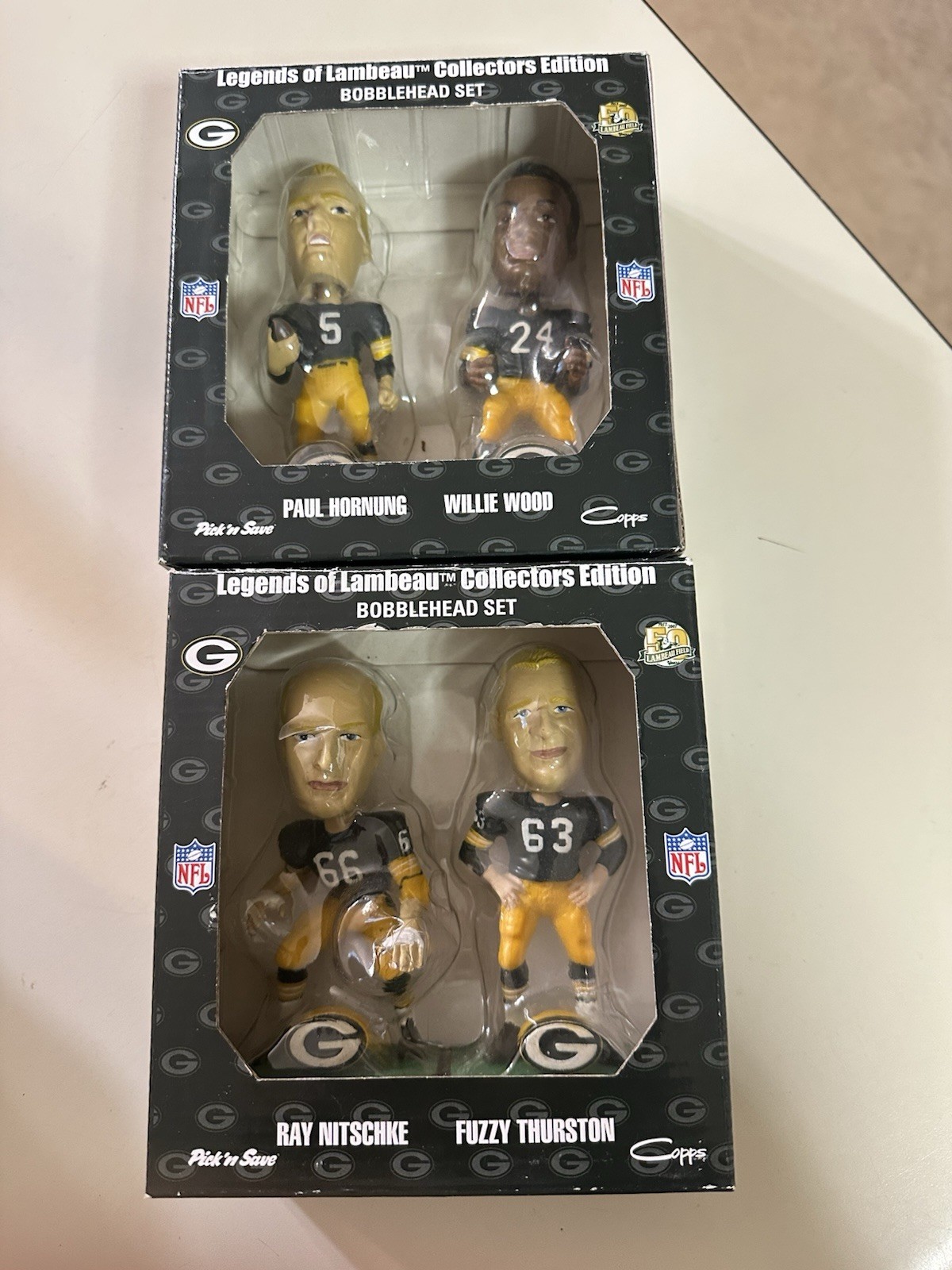 NIB Legends of Lambeau Collectors Edition Green Bay Packers-2 sets