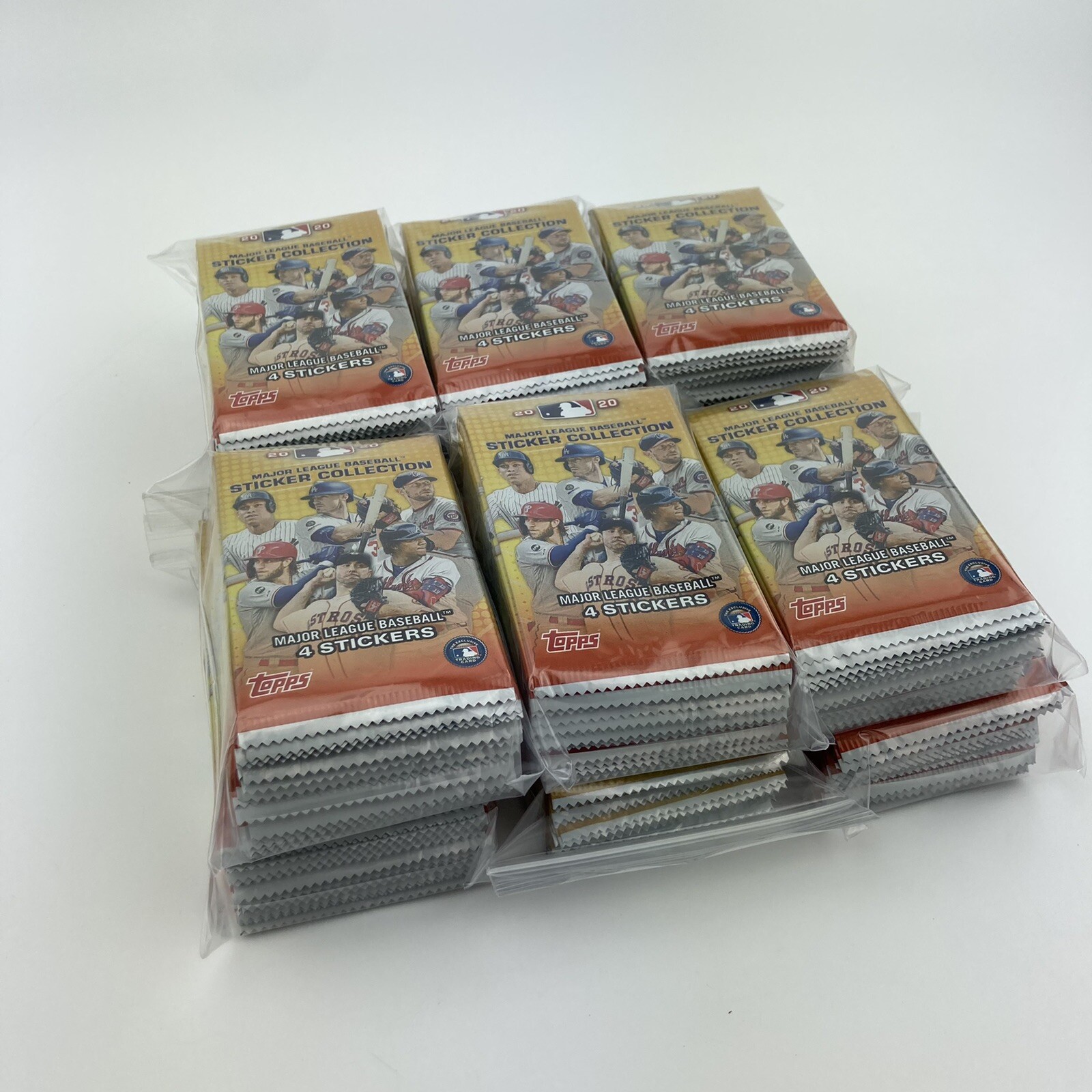 2020 Major League Baseball Sticker Collection Topps 20 Sealed Pack Lot Multiples