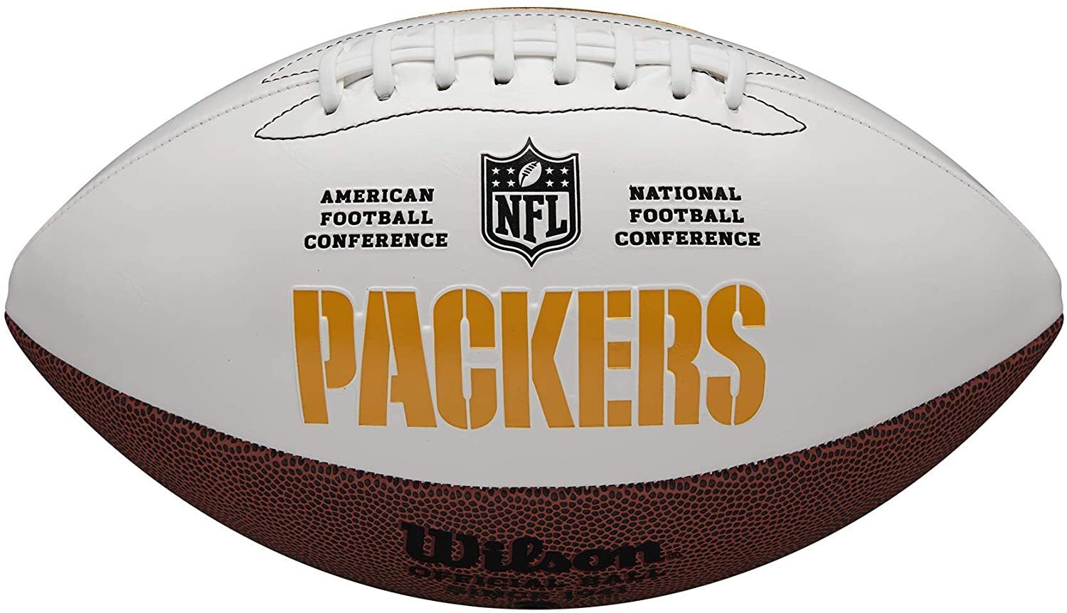 Green Bay Packers Full Size Official Autograph Signature Series White Football