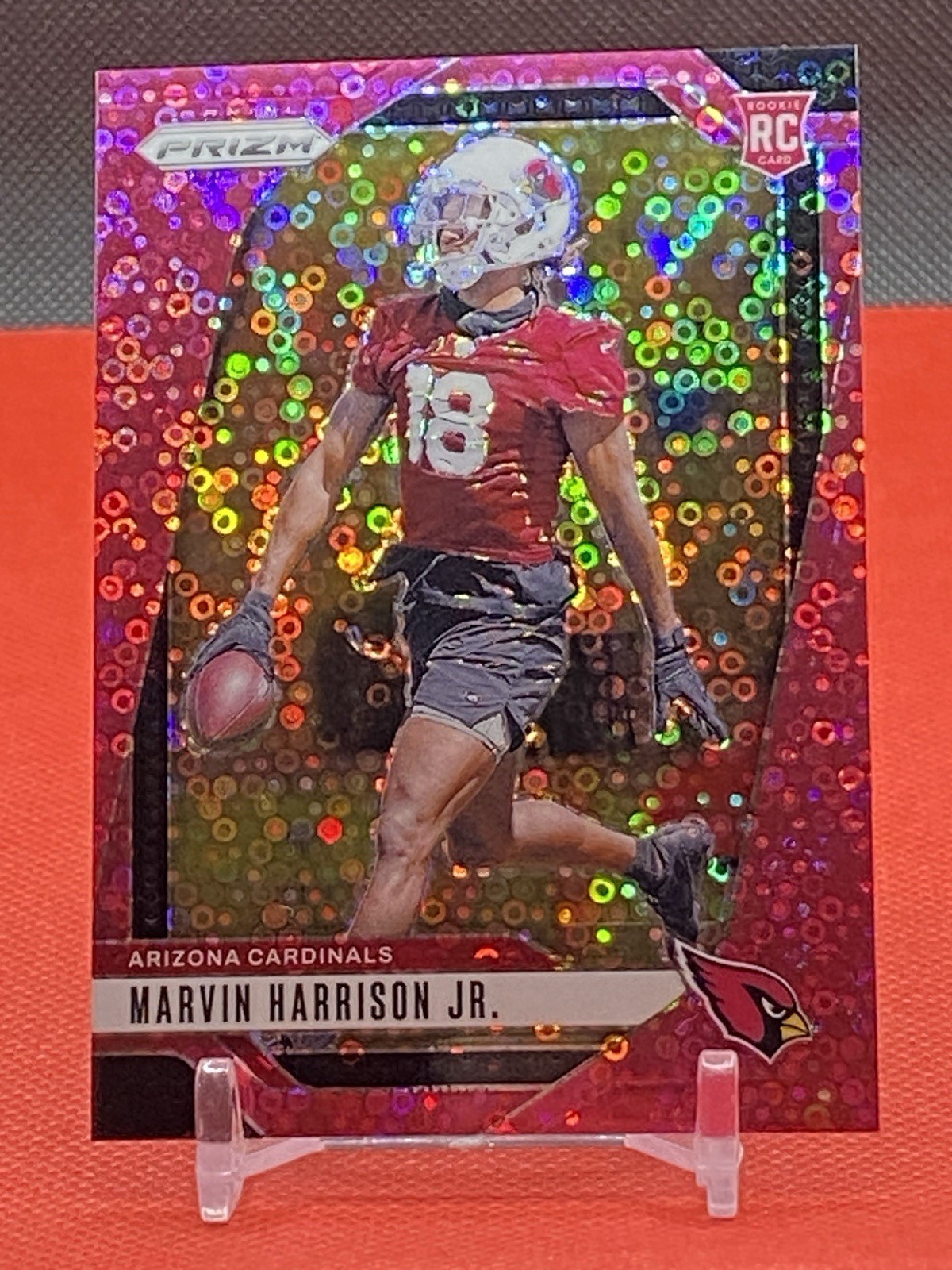 2024 Panini Prizm – Rookies Marvin Harrison Jr. Pink No Huddle #375 Prizm 06/25