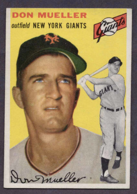 1954 Topps Set-Break # 42 Don Mueller NR-MINT *JAYSACE*