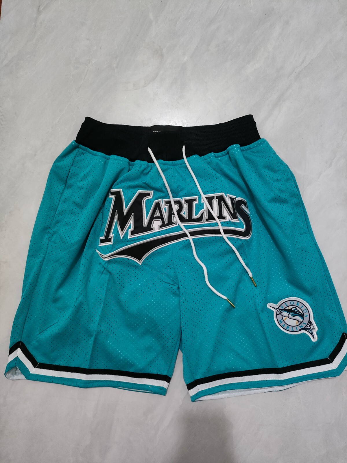 Hot Miami Marlins Major League Baseball Men Green Shorts Size:S-3XL