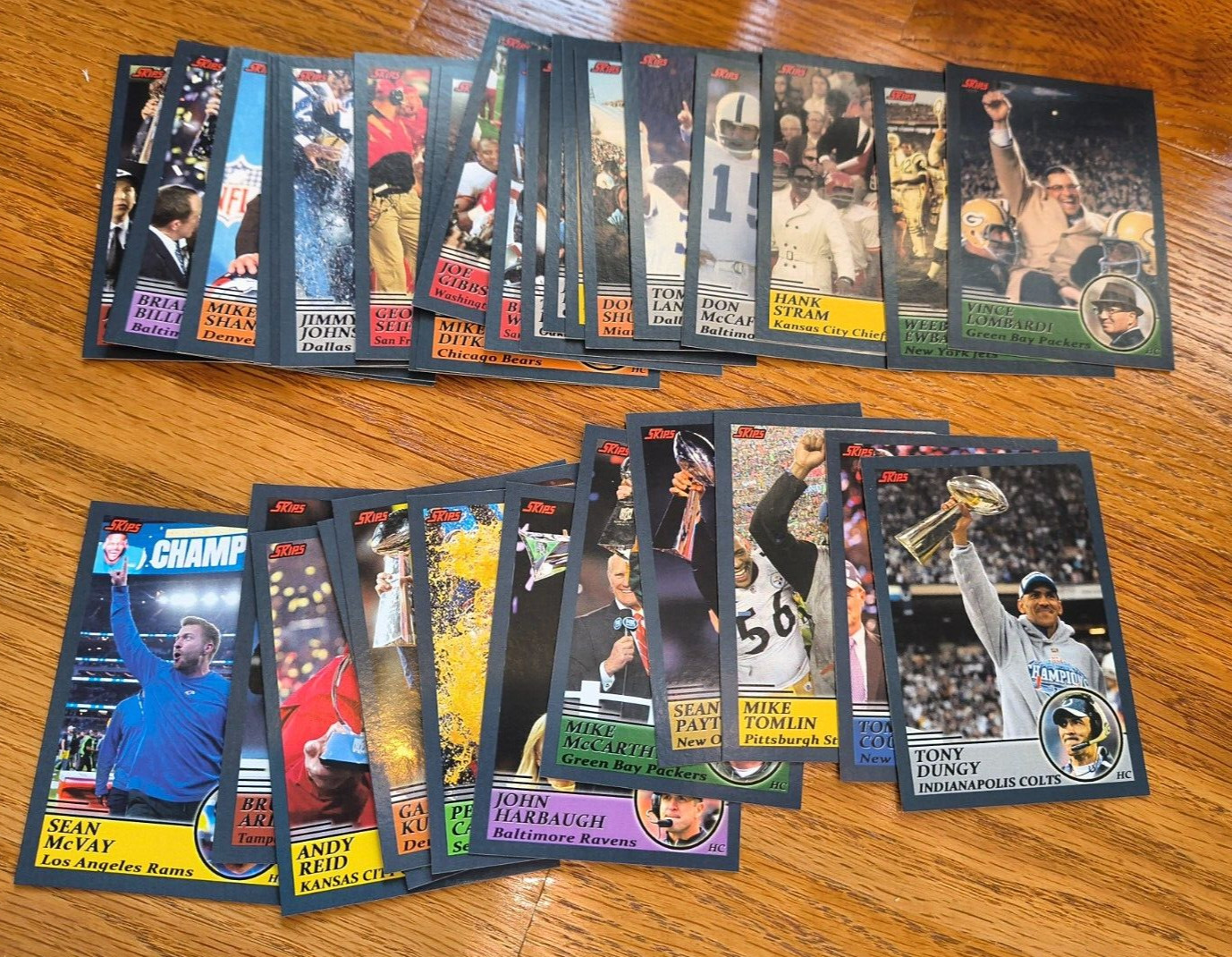2022 Super Bowl Coaches STCC 1-35 Pick one Lombardi Landry Noll Harbaugh McVay
