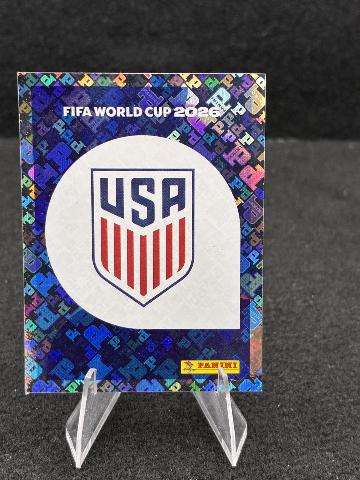 2026 Panini FIFA World Cup USA Shield USA1 Silver Sticker
