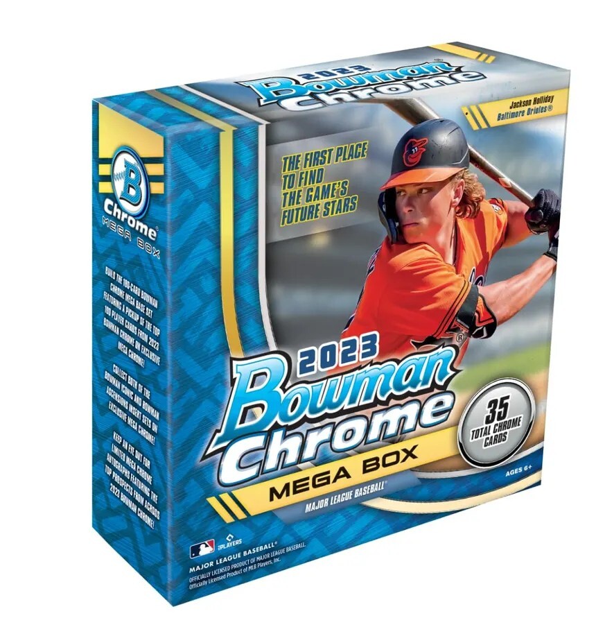 2023 Bowman Chrome Baseball Factory Sealed Retail MEGA BOX Topps MLB