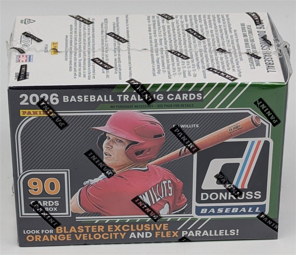 Factory Sealed Blaster Box 2026 Panini Donruss Baseball Cards