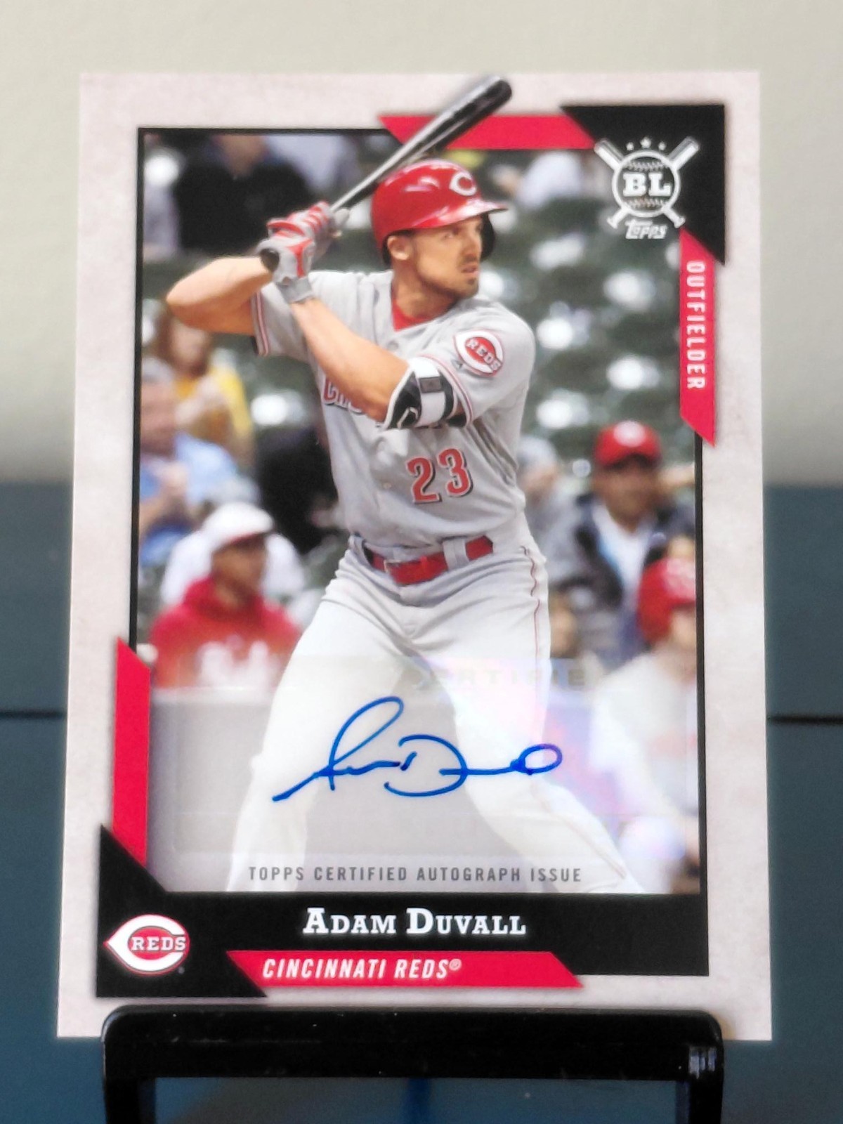 2018 Topps Big League #BLA-AD Adam Duvall Auto Cincinnati Reds Free Shipping