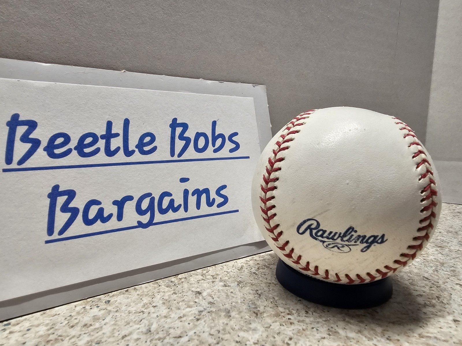 Rawlings Faint Autographed Baseball Unknown No COA