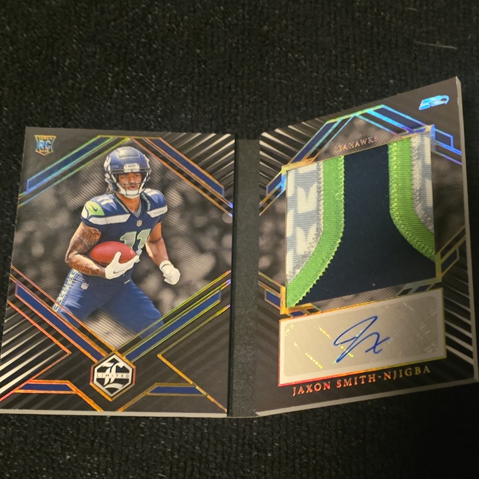 2023 Panini limited booklet Jaxon Smith-Njigba Rookie Patch Auto /49