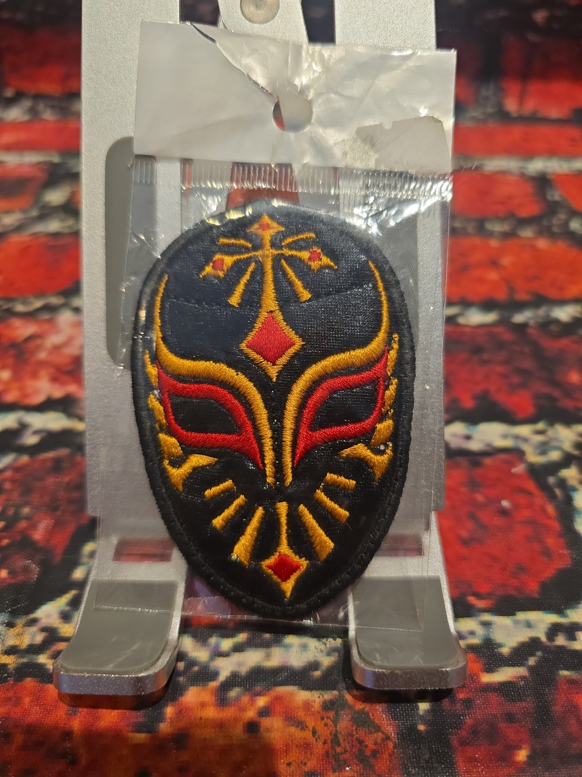 MISTICO Lucha Libre Mask Embroidered Patch – Iron On -3.5″ – MADE IN MEXICO