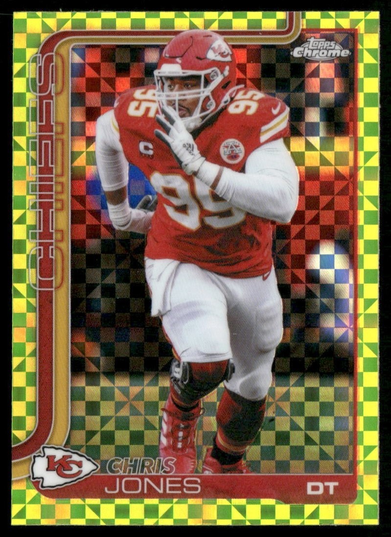 2025 Topps Chrome Football Lime Green X-Fractor – You Pick