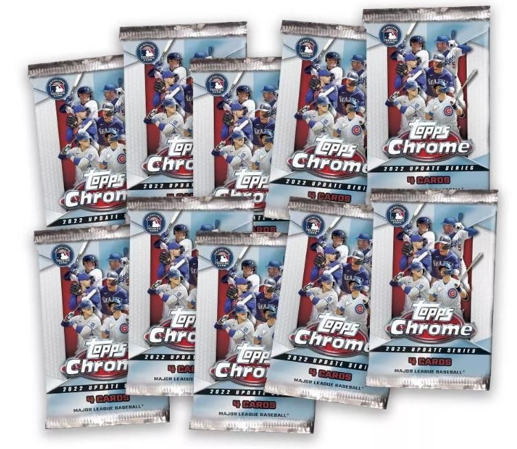2022 TOPPS CHROME UPDATE SERIES BASEBALL MEGA BOX