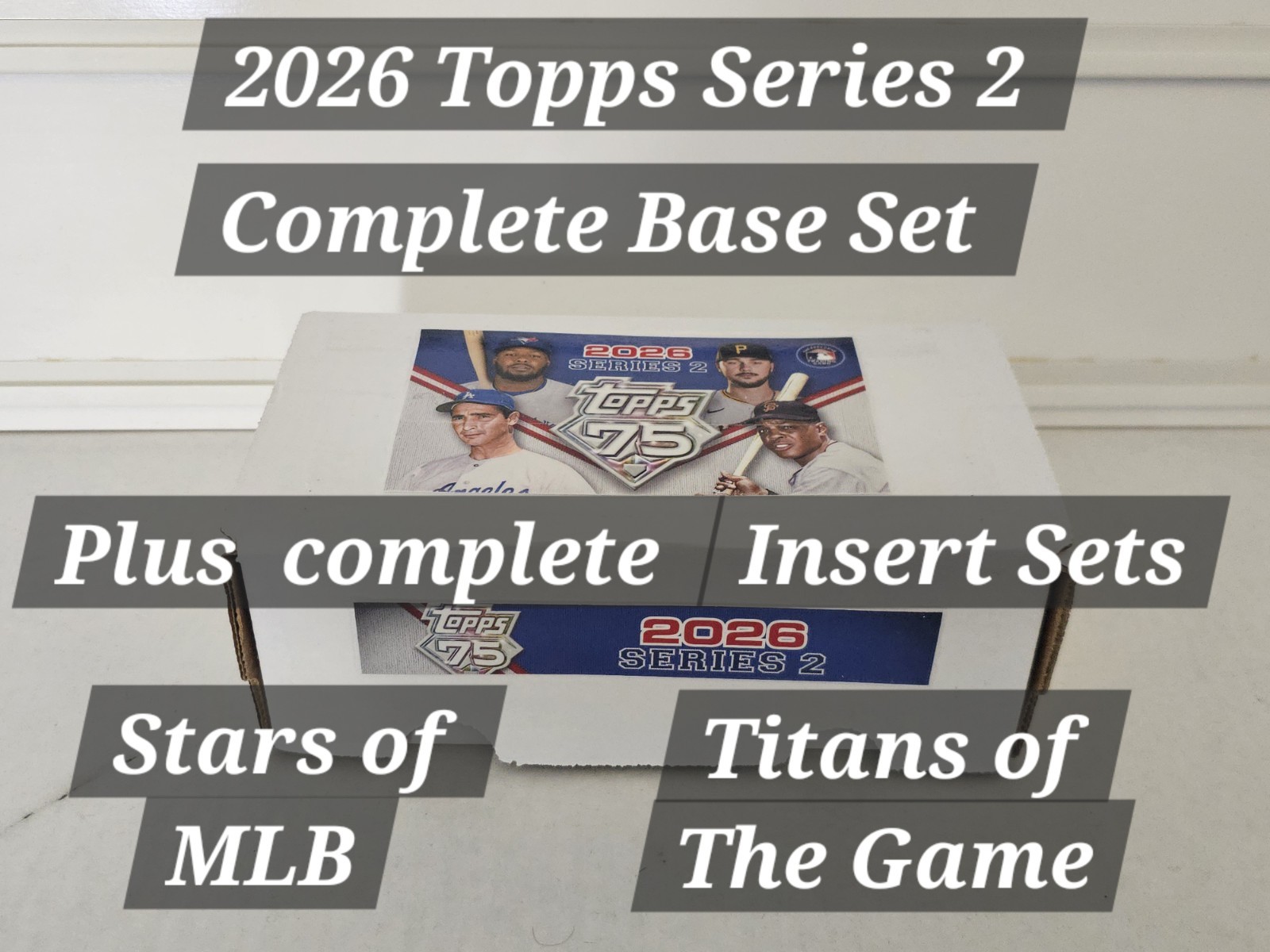 2026 Topps Series 2 Complete Base Set #351-700 + SMLB + TOG (400 Cards Total)