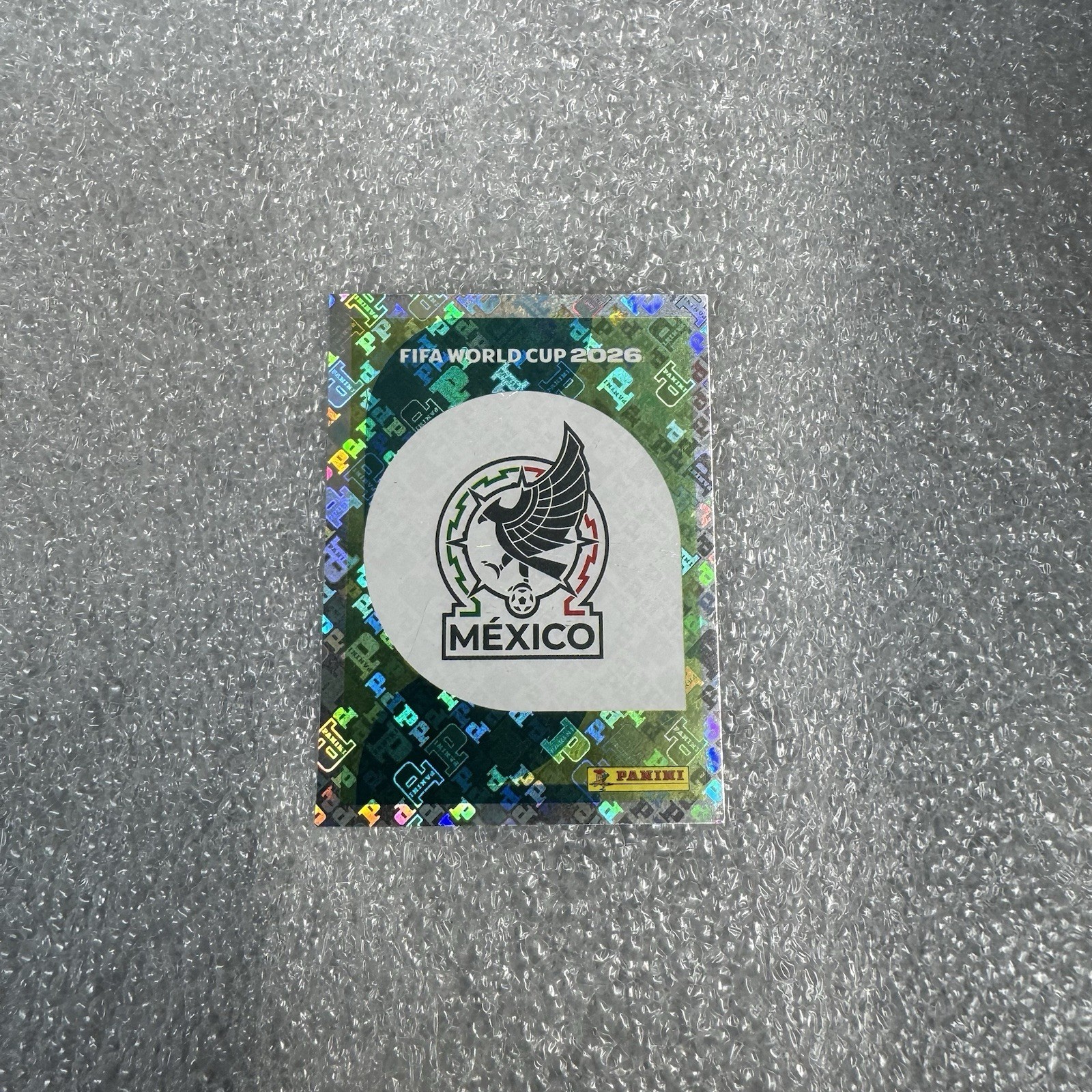 2026 Panini FIFA World Cup Soccer Sticker US Edition # MEX 1 Mexico Foil