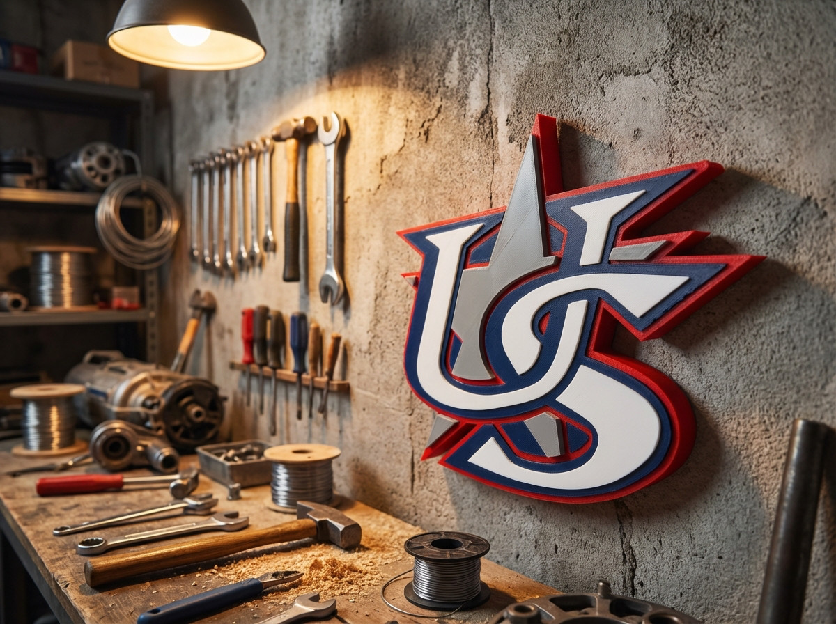 USA Baseball World Baseball Classic Logo Wall Art Man Cave