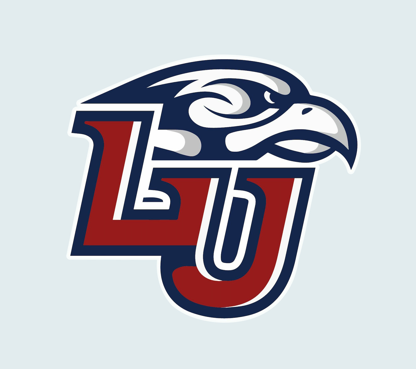 Sticker – Liberty Flames Logo – Die Cut Laminated Vinyl Decal