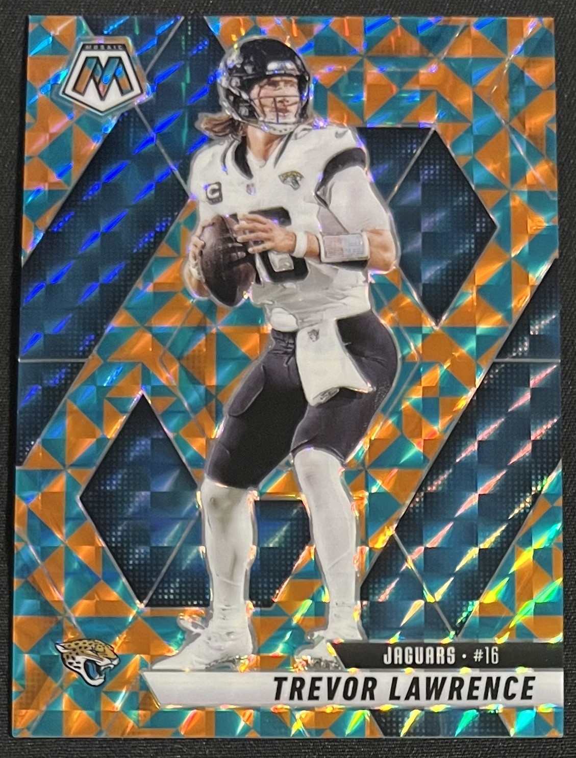2025 Panini Mosaic Trevor Lawrence #183 Tessellation Mosaic Prizm /15 Jags