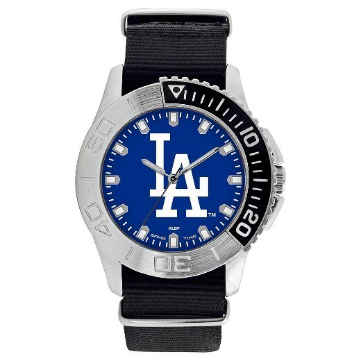 LA Dodgers MLB Starter Men’s Watch – Black Watch – Nylon Watch – Dodgers Watch