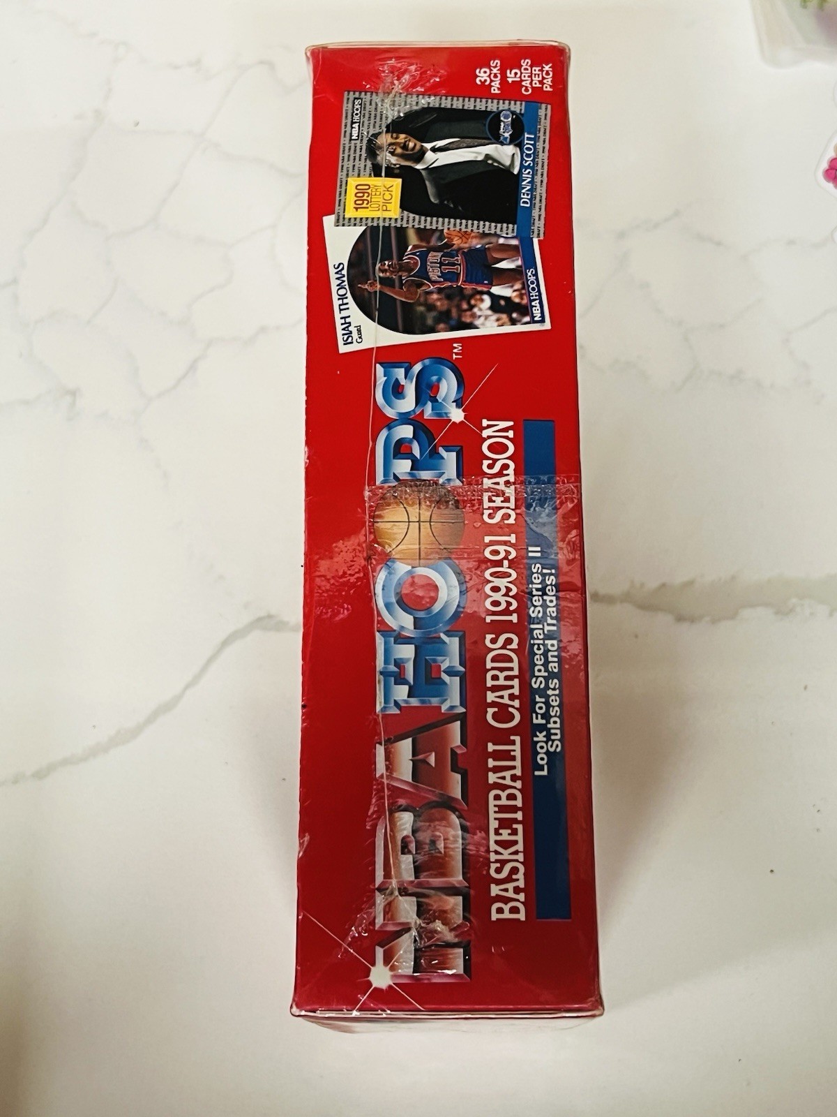 1990-91 NBA Hoops Series 2 Baseball Box SEALED (36 Packs)