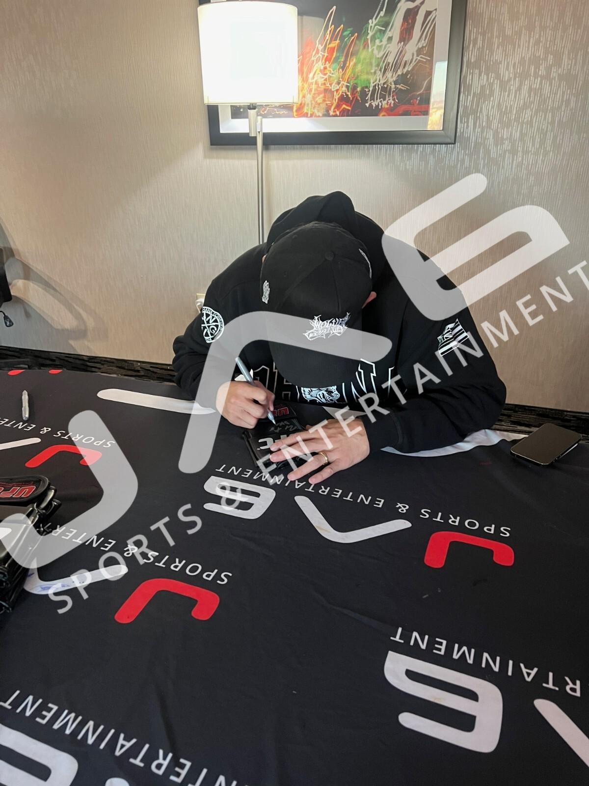 Max Holloway autographed signed inscribed glove UFC BAS Blessed