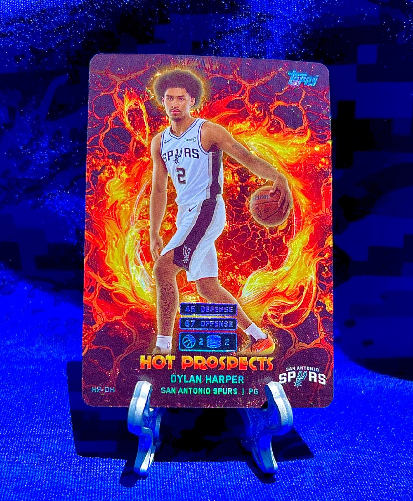 DYLAN HARPER 2025 Topps Hot Prospects HOLO FOIL #HP DH rookie SPURS