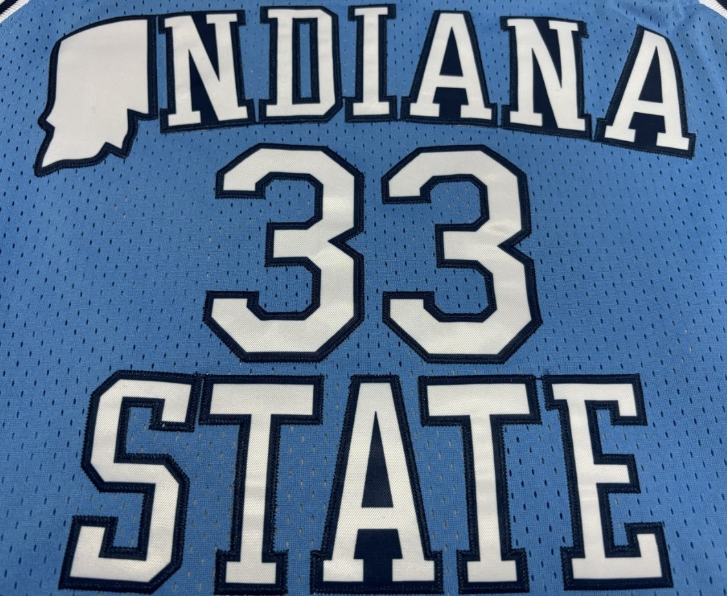 Larry Bird #33 Indiana State College Basketball Jersey All Stitched S-3XL