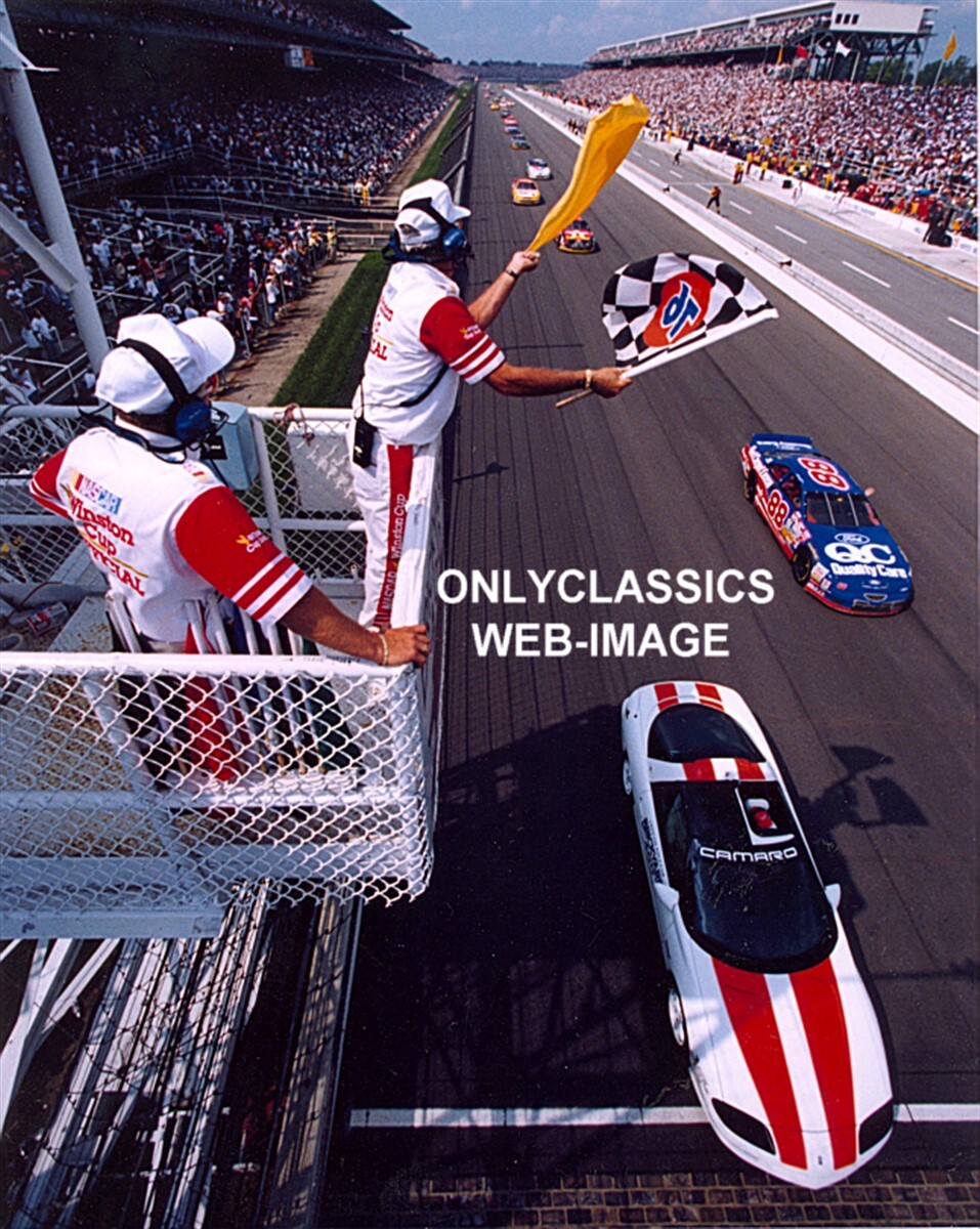 1996 AUTO RACING NASCAR BRICKYARD 400 DALE JARRETT CAMARO PACE CAR 8X10 PHOTO