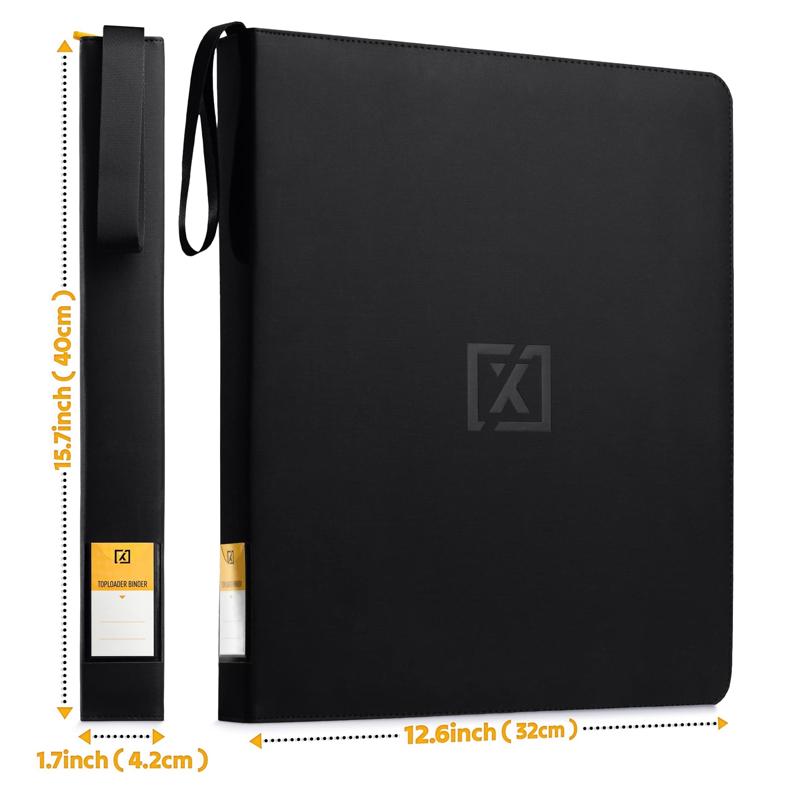 X Pro Large Capacity Toploader Card Binder Holds 252 Cards With 20 Toploaders