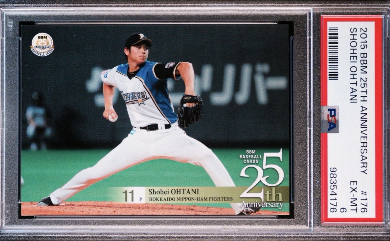 2015 BBM 25th Anniversary Shohei Ohtani #176 Japanese Rare SSP RC PSA 6!! 🔥🔥