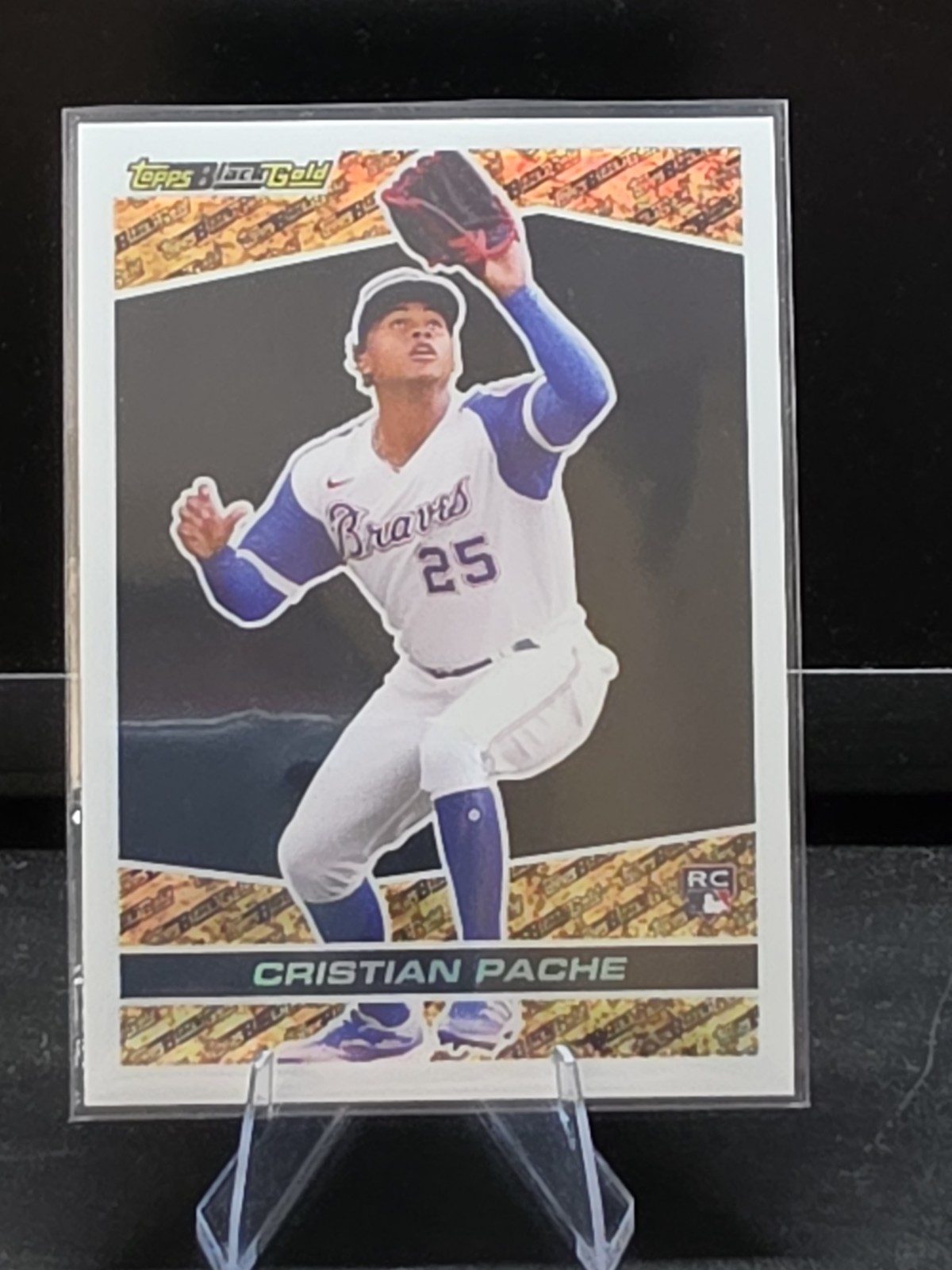 Cristian Pache RC 2021 Topps Chrome Update Target Black Gold Insert Card #BGC-29