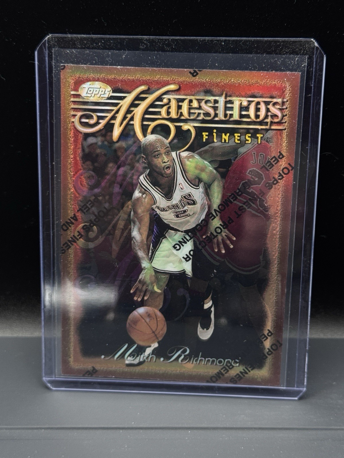MITCH RICHMOND – 1996-97 TOPPS FINEST MAESTROS BASKETBALL KINGS WARRIORS