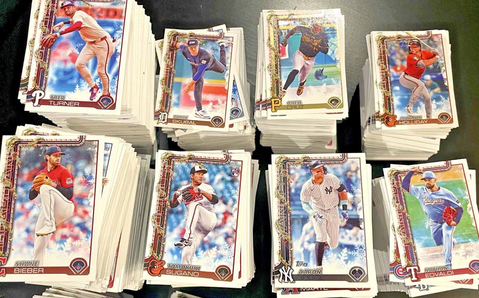 2025 Topps Holiday Baseball Singles You Pick Complete Your Set H1-H200