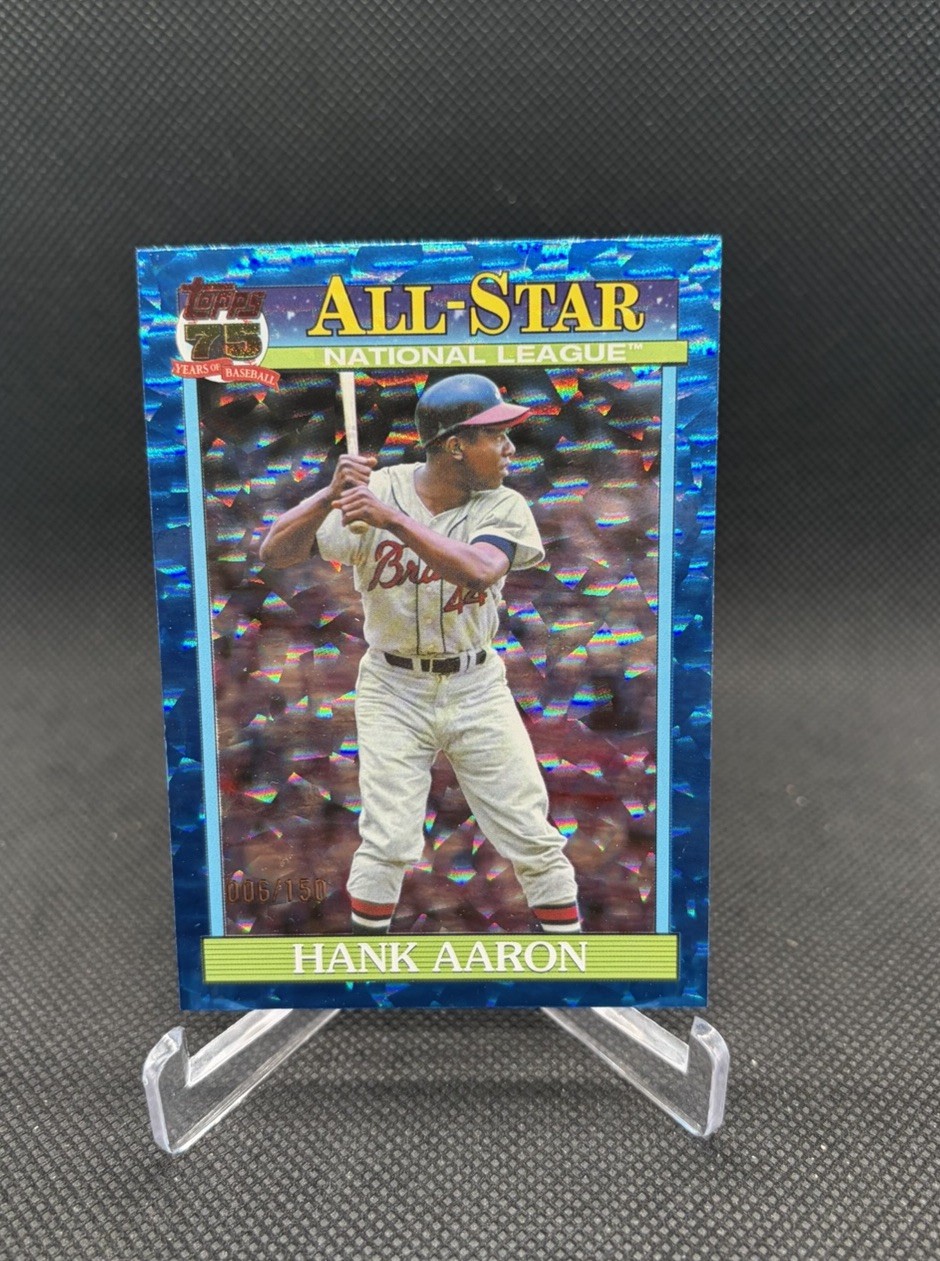 2026 Topps Series 2 – 1991 Topps All-Star Baseball Hank Aaron #91AS-38 Blue /150