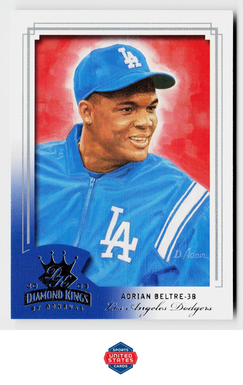 2003 Donruss Diamond Kings #108 Adrian Beltre