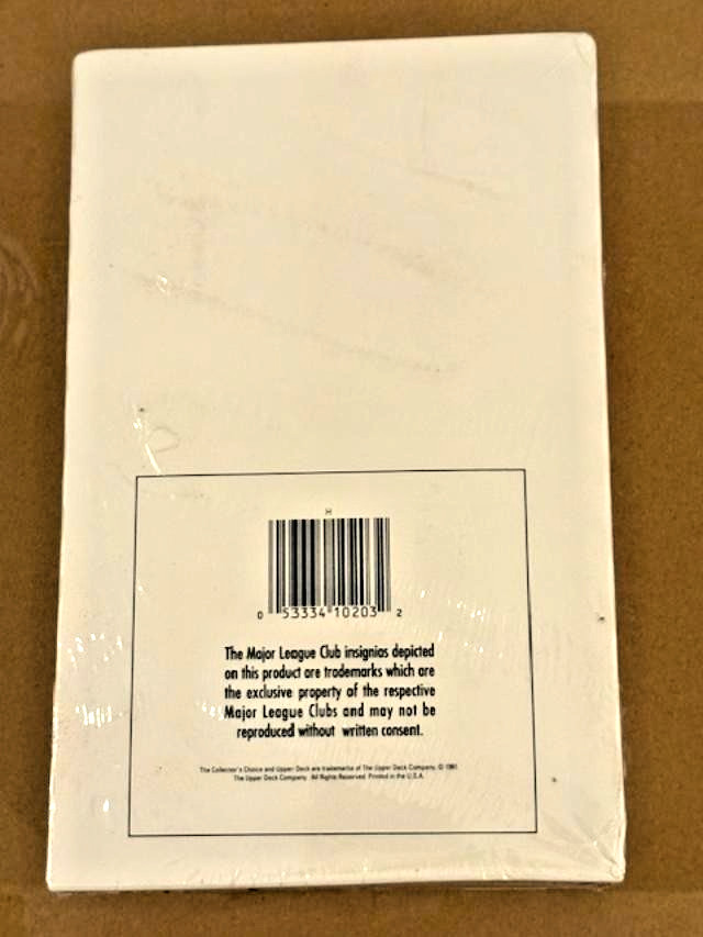 1991 UPPER DECK BASEBALL LOW HIGH SERIES FACTORY SEALED BOX, FIND THE HANK NIB