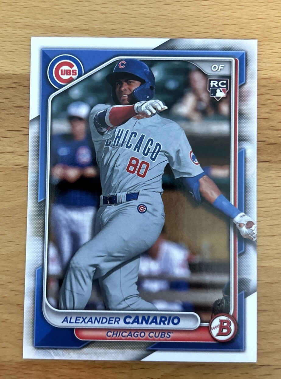 2024 Bowman Chicago Cubs Base Team Set 4 Cards Pete Crow-Armstrong Rookie Card