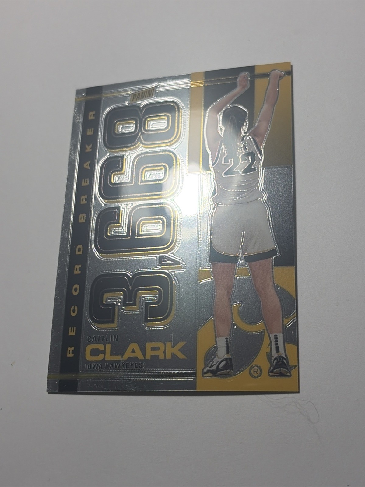 2024 Panini Caitlin Clark Collection – Record Breaker Caitlin Clark #RB-CC (RC)