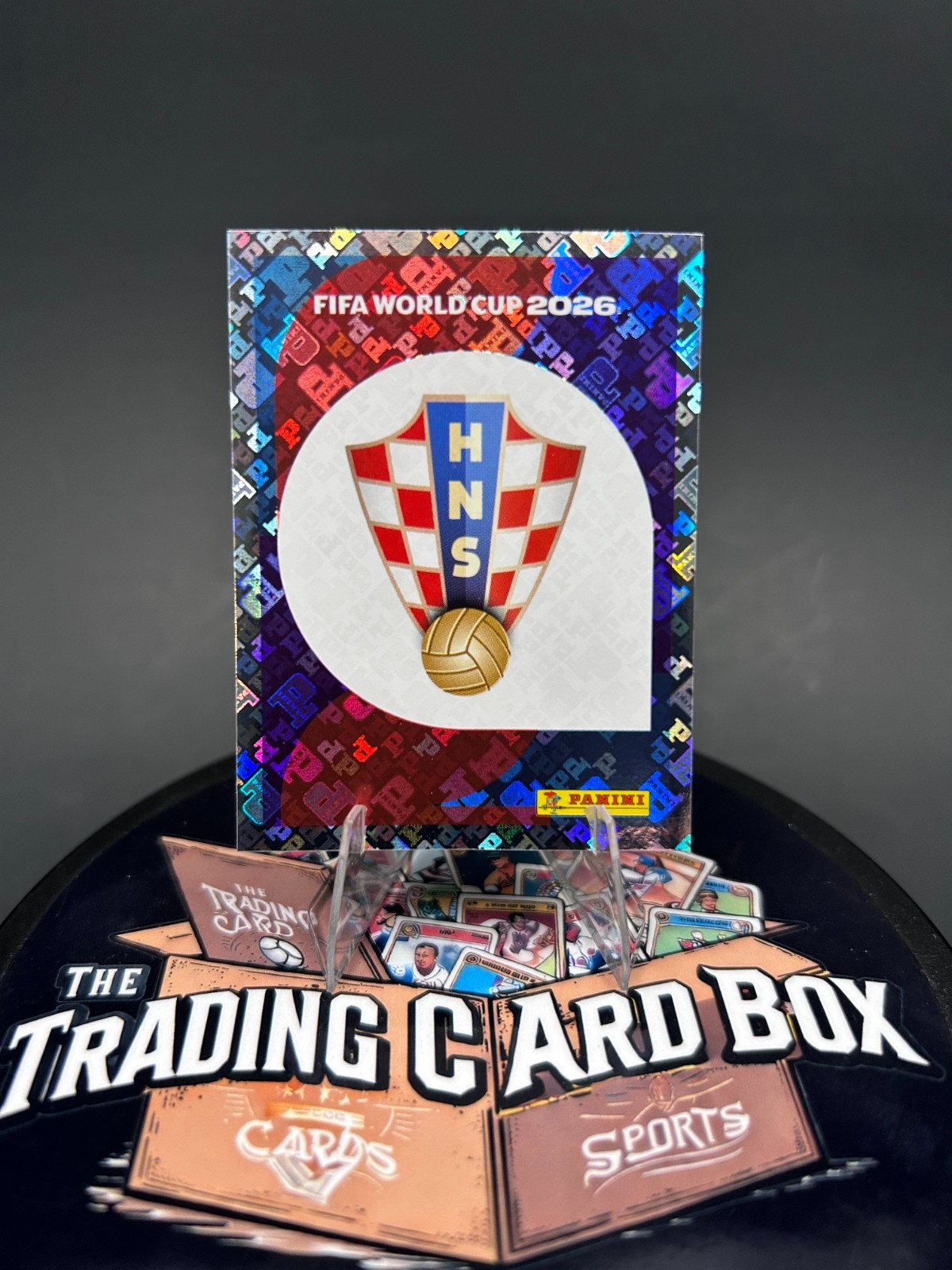 2026 Panini FIFA World Cup Sticker Foil Team Logo #CRO1 Croatia