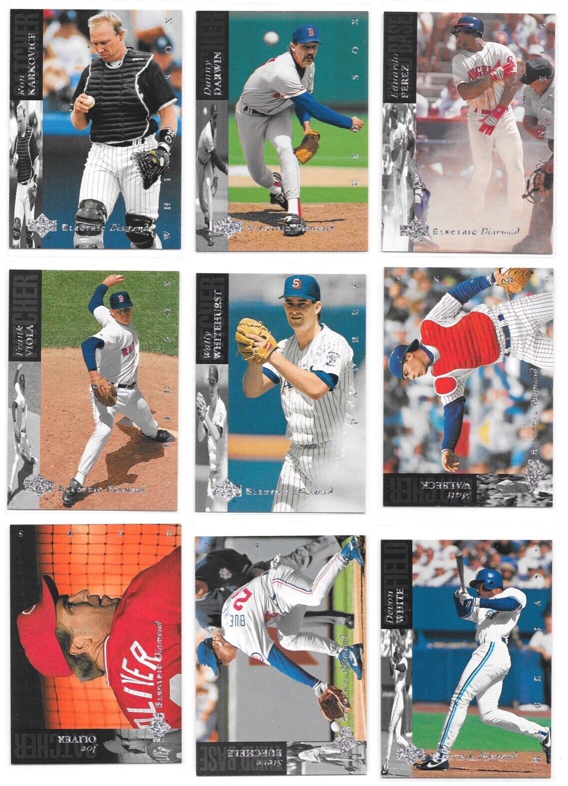 1994 Upper Deck Electric Diamond Baseball Trading Cards Choose #s 15-550 / bx