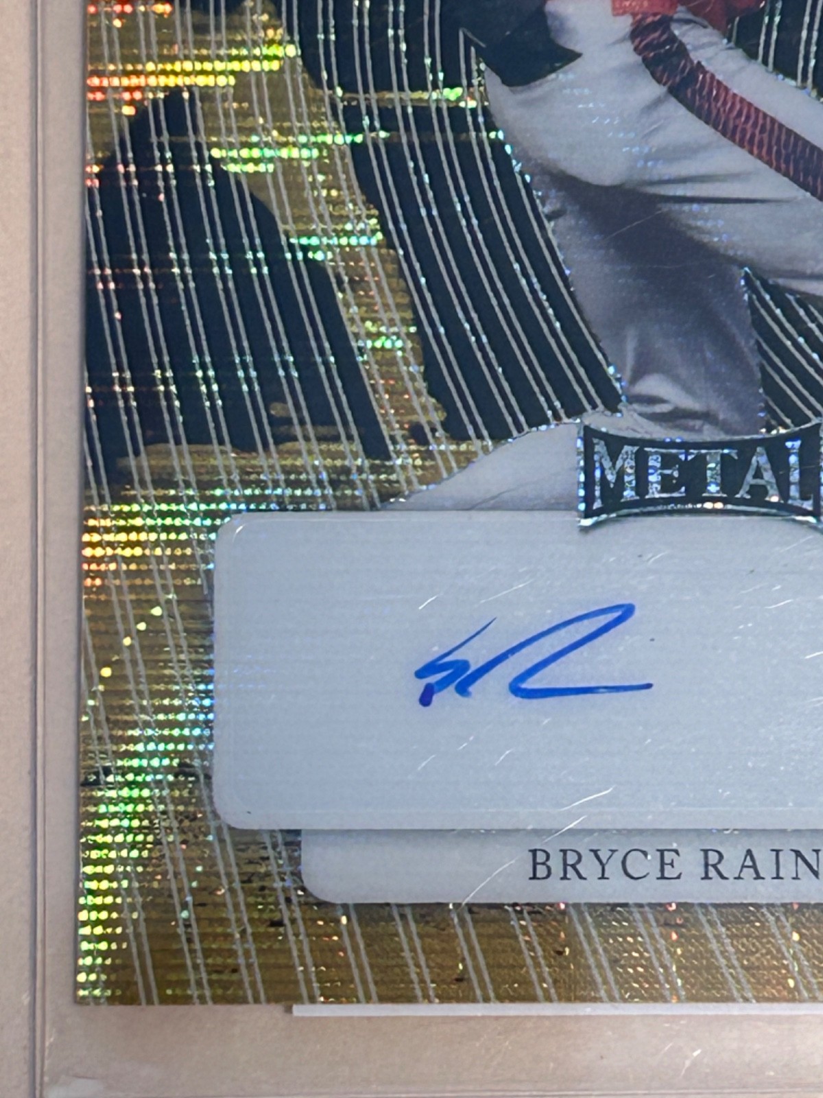 #1/1 BRYCE RAINER AUTO 2023 PG GOLD WAVE SSP AUTOGRAPH TIGERS