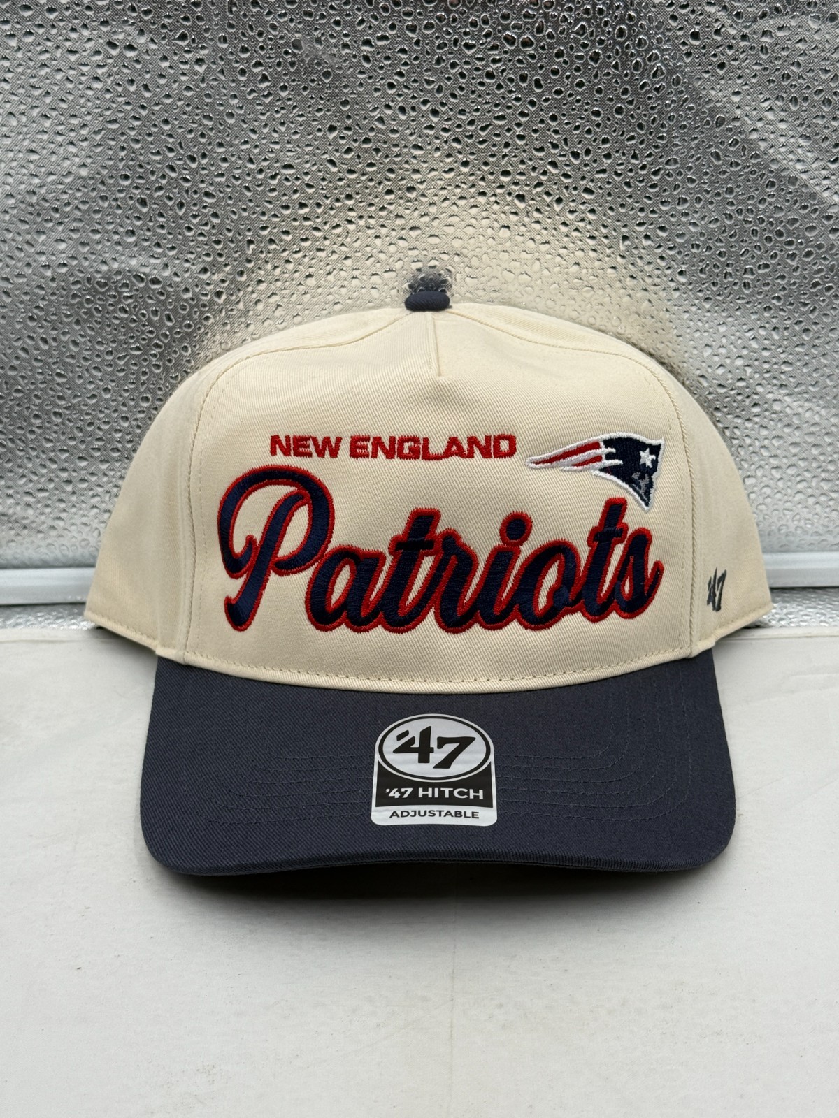 New England Patriots NFL ’47 Brand Natural TT Hitch Snapback Adjustable Hat