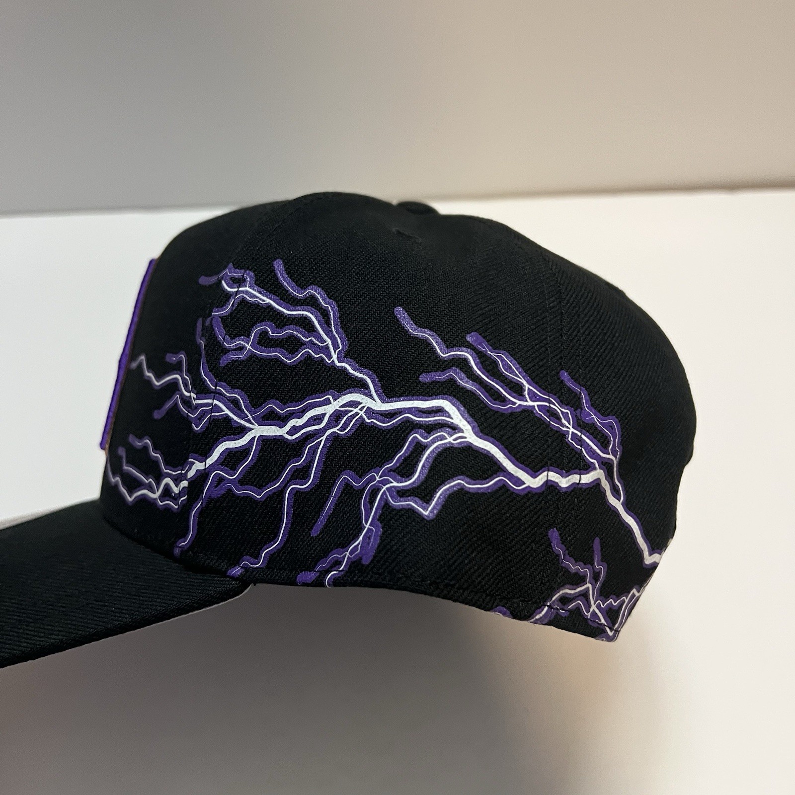 Mitchell & Ness Arizona Diamondbacks MLB Lightning Pro Pinch Snapback Hat Black