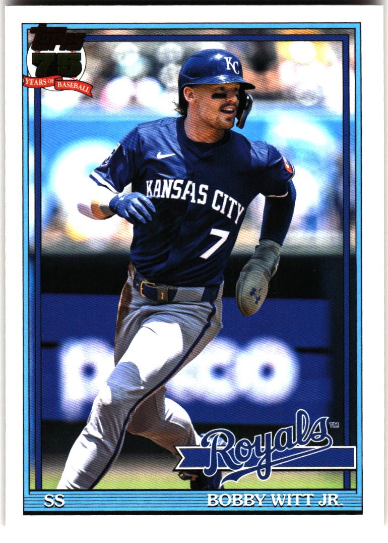 Topps #T91-3 Bobby Witt Jr. 1991 Topps Baseball 35th Anniversary (Series One)