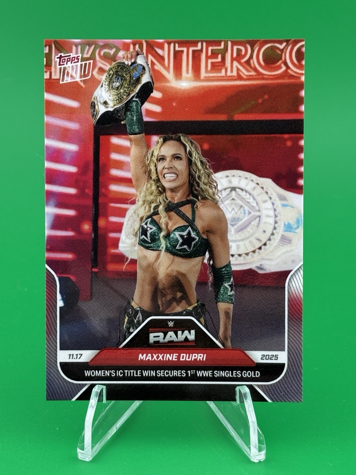 Maxxine Dupri 2025 Topps NOW RAW WWE Wrestling #125 /1993