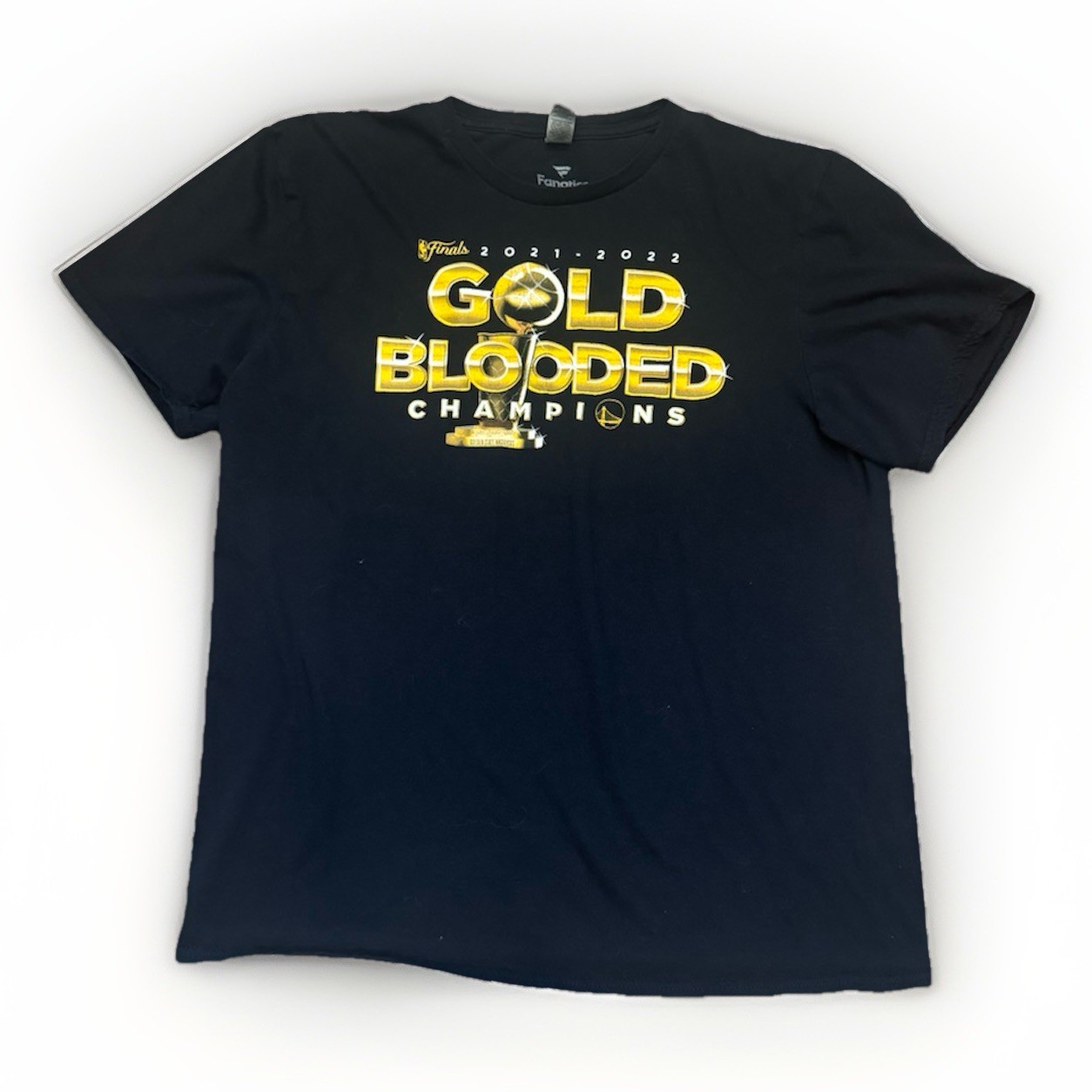 Golden State Warriors “Gold Blooded” 2021-22 NBA Finals T-Shirt Size L RARE