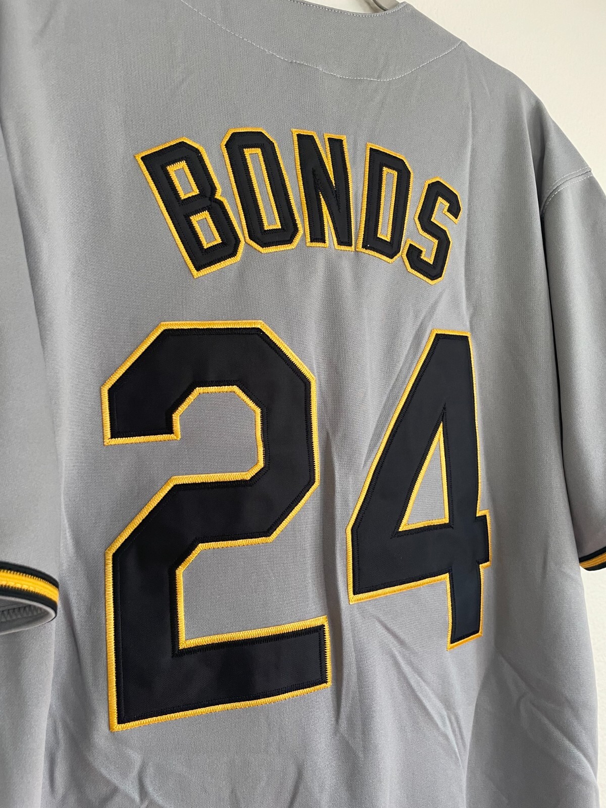 barry bonds 1992 jersey Pittsburgh pirates gray men’s size throwback all sizes