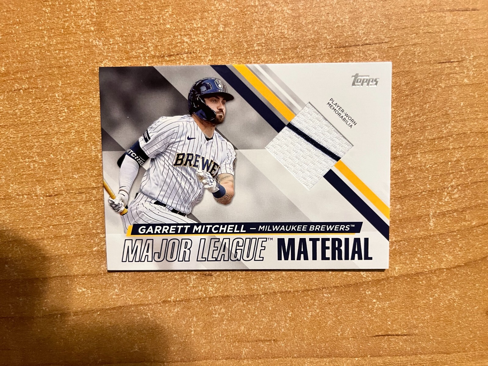 2024 Topps Series 2 – Garrett Mitchell – Major League Material Relic BREWERS